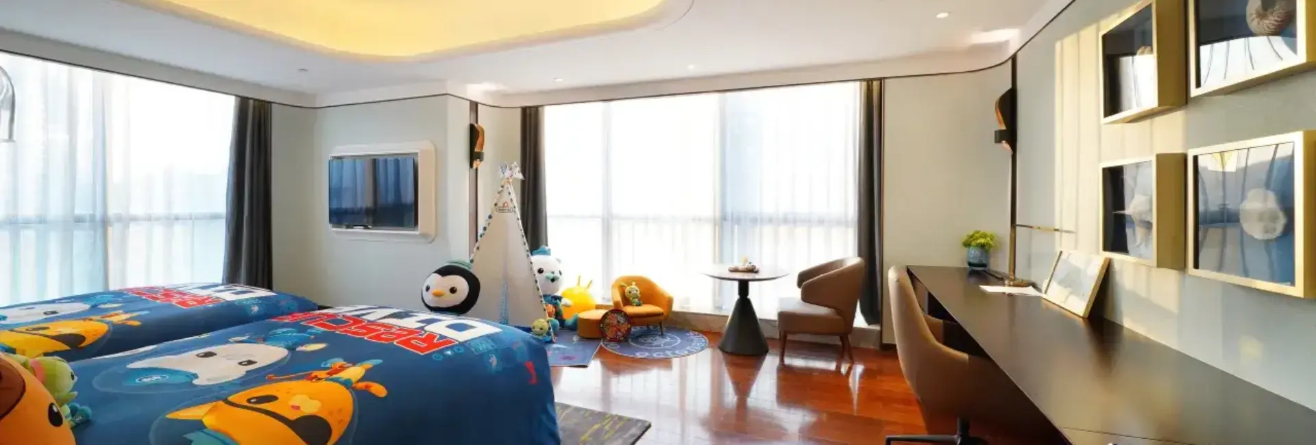 Deluxe-Familienzimmer – Stadtblick