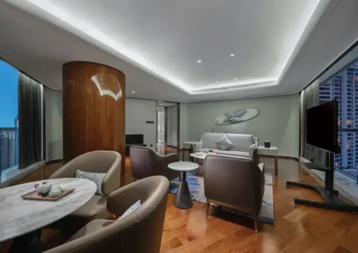 豪华海景套房（270度落地玻璃窗 + 戴森吹风机）